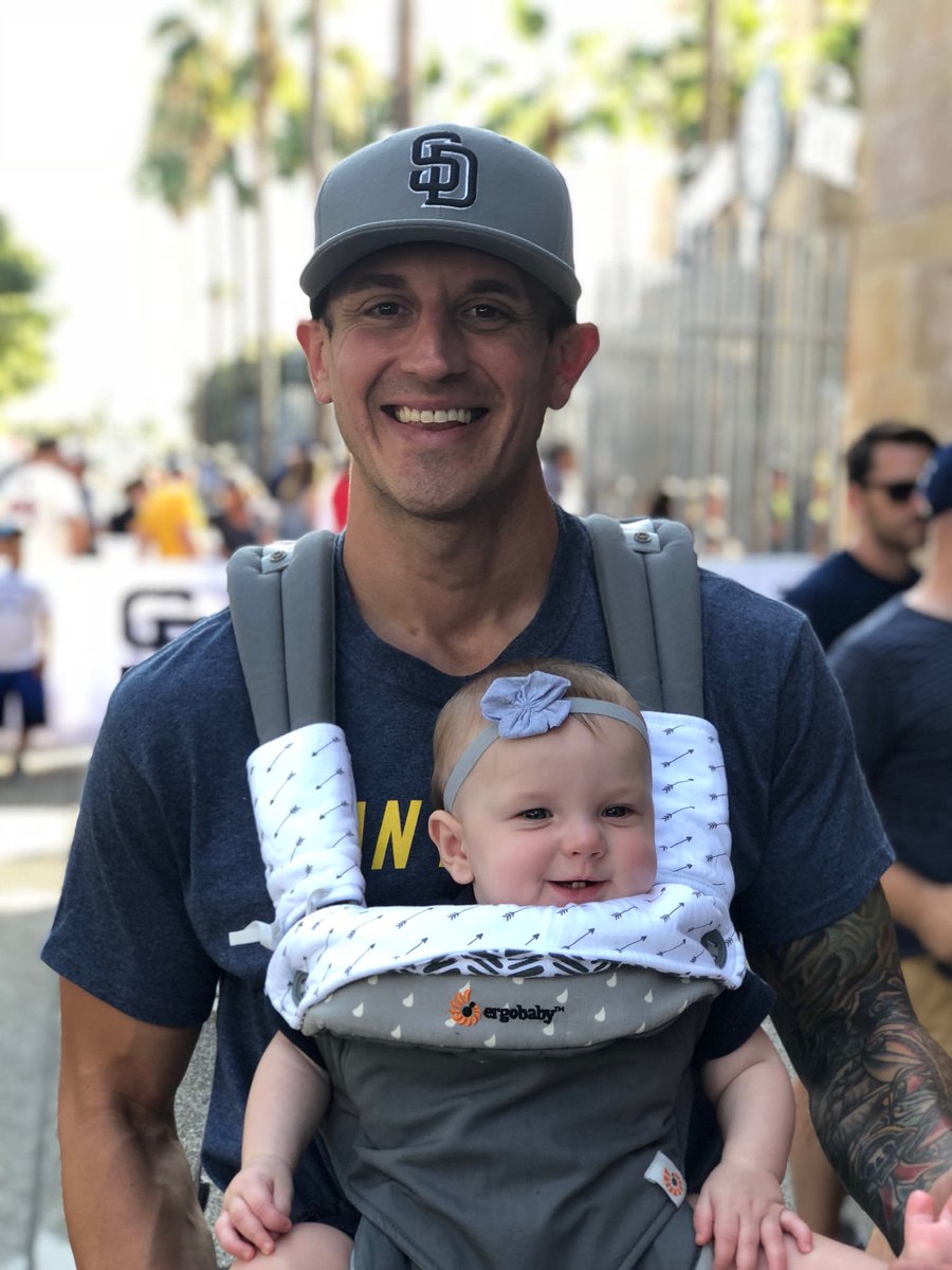 jovanivasquez's tweet photo. First #Padres game for baby Kathryn! #SDinHD #ILoveMyNiece https://t.co/qskuwHo58X