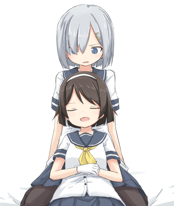 浜風(艦これ) ,谷風(艦これ) 「特等席 」|柿崎のイラスト