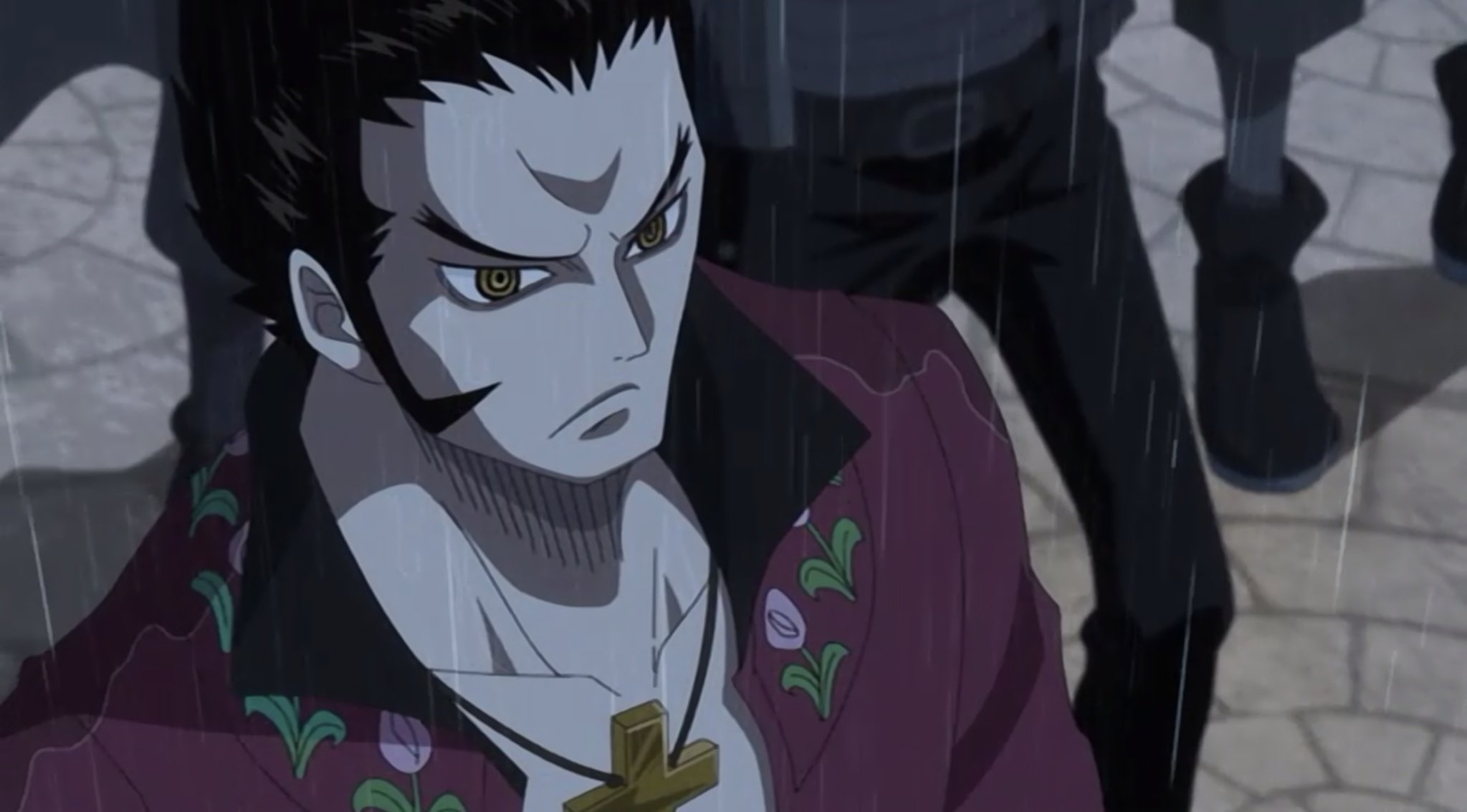 あきっペ 左からクロコダイル22歳 ミホーク19歳 ドフラミンゴ17歳です