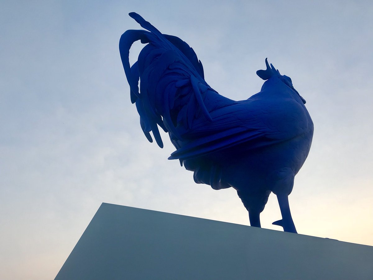 A_The_Creative's tweet photo. Big blue cock...sculpture. Amazing! @walkerartcenter.
.
#art #sculpture #heretillsunday #blue #cock #rooster #minneapolis https://t.co/j00jwaPtwy