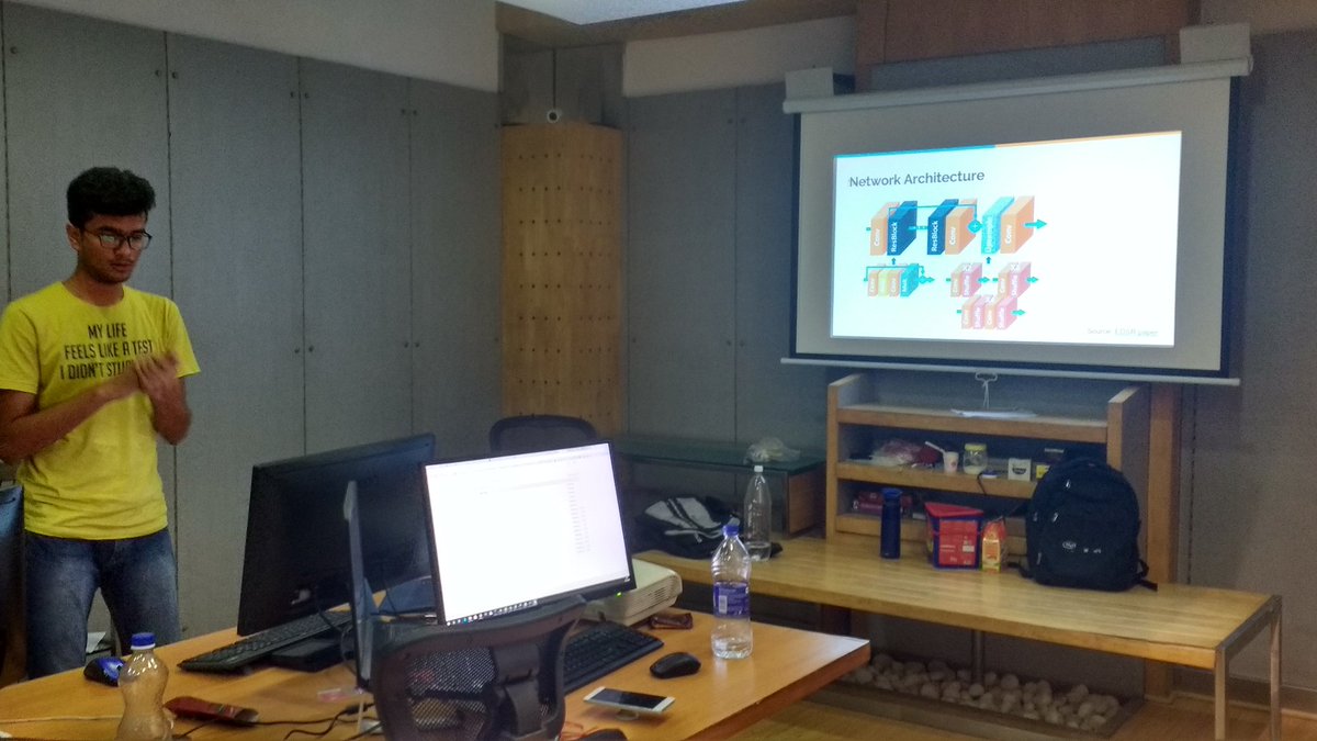 geonumist's tweet image. @DIVYANSHJHA practicing for our talk on deep learning with Geospatial data at #PyDataDelhi18