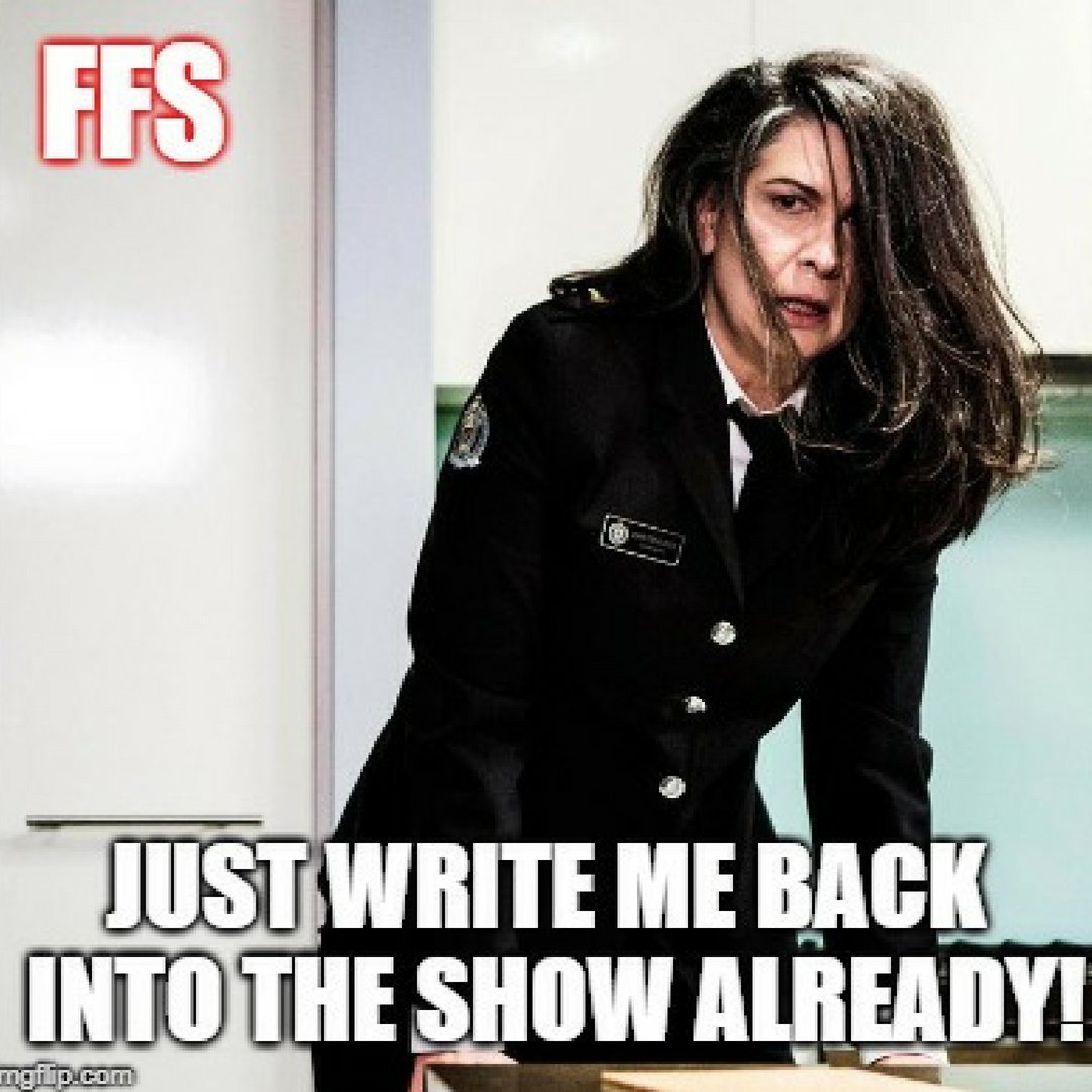 instabamm's tweet photo. JUST BRING HER BACK FFS!! Enough with the dreams bullsh#t and mystery. Fully-functioning REAL Joan Ferguson, please.
#Wentworth #wentworthprison #pamelarabe #thefreak #thefreaklives #freaklives #instabamm #freakytits #prisongirls #OITNB #WeLoveTheFreak https://t.co/L3v5ynmCTJ