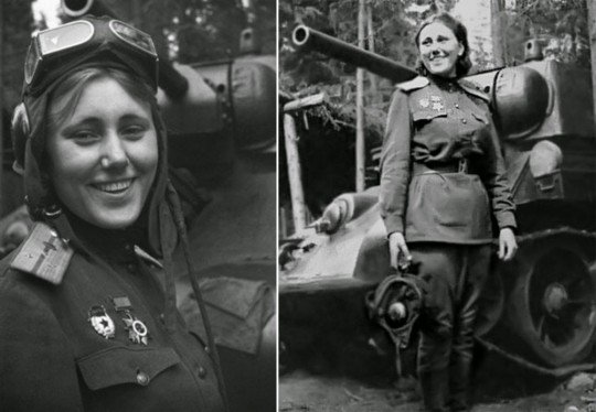 Weird History on Twitter: "Mariya Oktyabrskaya, a WW2 Soviet tank driver.  She was awarded the highest medal for bravery and named her tank "Fighting  Girlfriend".… https://t.co/vTxkFiOEma"