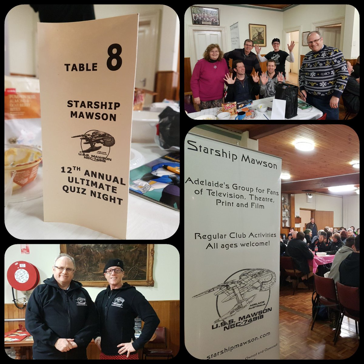 StarshipMawson's tweet photo. Thanks to our sellout attendance for making our 12 annual quiz night a fantastic event! @GENEWS_WTSF @geeksocietyau @GeekOfOz @giftsforthegeek @greenlightkomix #quiznight #popculture https://t.co/s9UPT3bksz