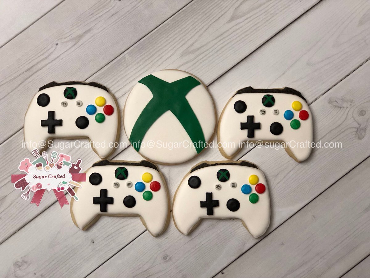 sugar_crafted's tweet photo. XBox Sugar Cookies ๐ฎ
#sugarcookies #xboxcookies #cookies #gamercookies #gamecontrolcookies #xbox
#customcookies #cookieart #decoratedcookies #handcrafted #sugarcookies #handmade #cookiedecorating #edibleart #cookies #giftideas #partyfavors #eventplanning #sugarcrafted https://t.co/QV6Bioq6D0