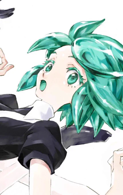 宝石の国(アニメ版)&amp;阿部共実(月曜日の友達)今回、ファンアートイラストグラファイト3より 