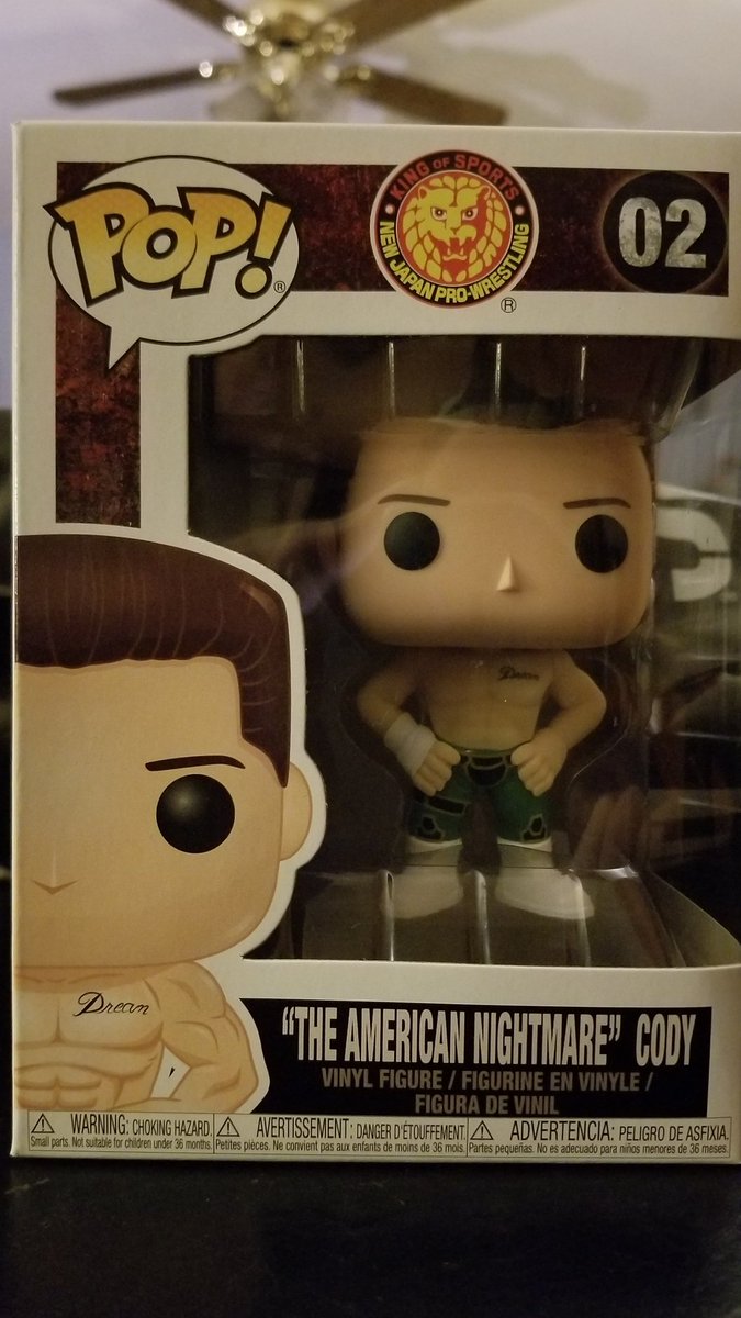 Conmana10's tweet photo. Went out today and picked up a @CodyRhodes #FunkoPop and I'm glad that @funko is making @njpw1972 pops https://t.co/OEYqQXuhjx