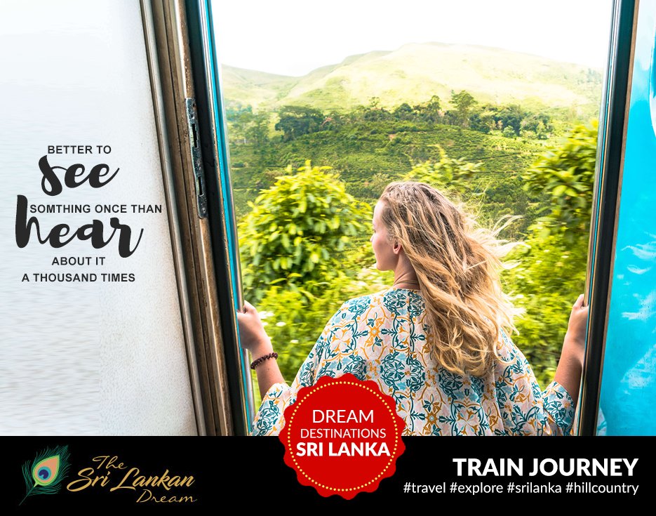 srilankandream's tweet photo. Are you a #traveller who really love to enjoy the #locals while #travelling in the world's most beautiful #train journey. Sri Lanka's train journey from #Kandy to #Ella is know to be the famous #journey that every traveller shouldn't miss. Call us to book the tickets +94763631010 https://t.co/uCy55rV26L