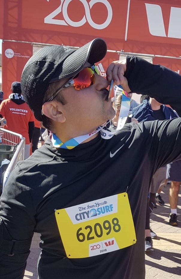 DeepGahrotra's tweet photo. 14k done! What a feeling #City2Surf https://t.co/OCOEShiP40