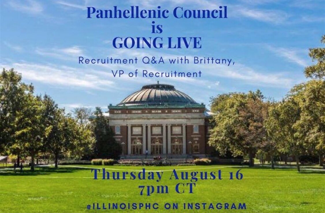 Recruitment is coming so soon and this is an awesome opportunity to ask questions!