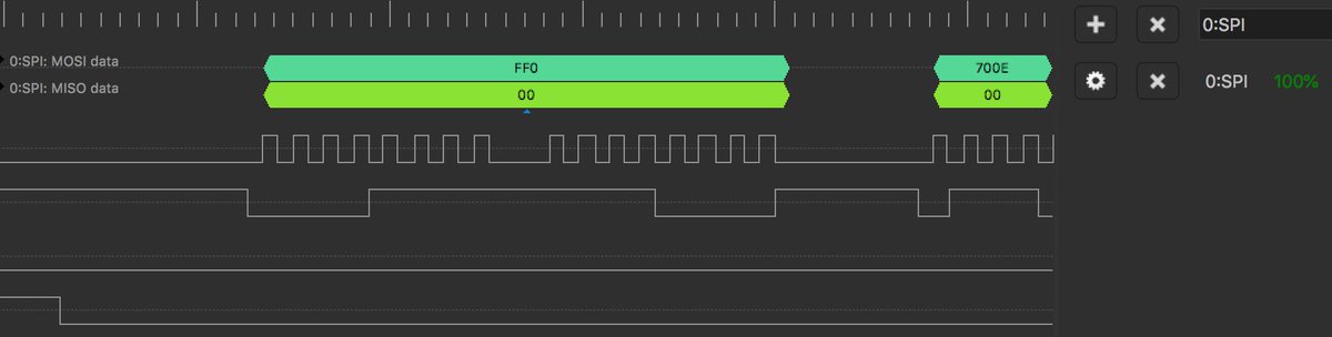 splhack's tweet image. Verified my SPI slave Verilog code with DSLogic Pro, neat☺ #TinyFPGA