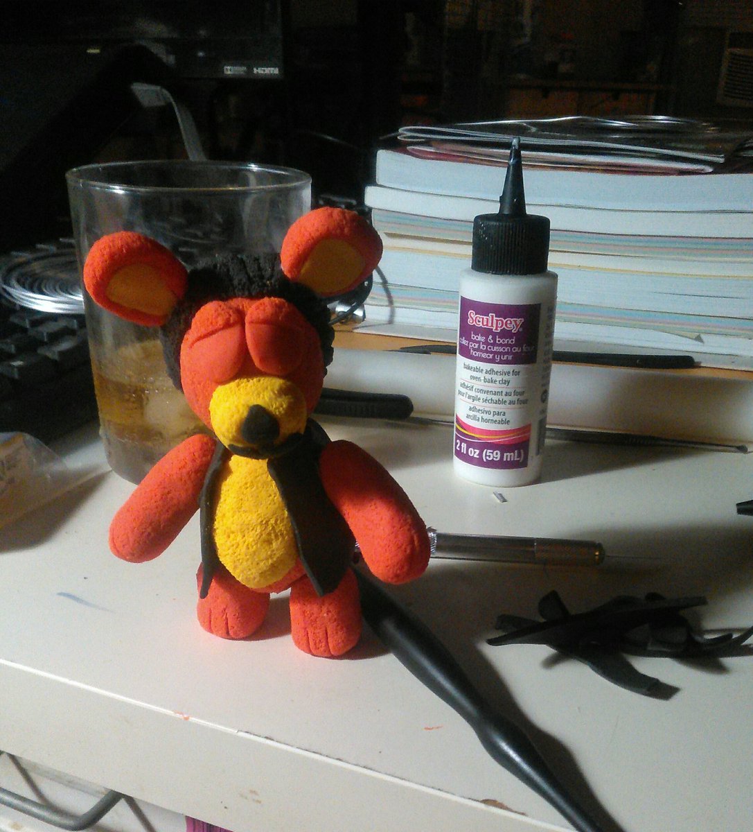 alt_world's tweet photo. 'Project Weekend' Part Three is almost there! Just the tail to go! Then some paint detail.

#projectweekend #cuddlytoy #cuddlydefender #sculpey #workinprogress https://t.co/1NeF1fry4p