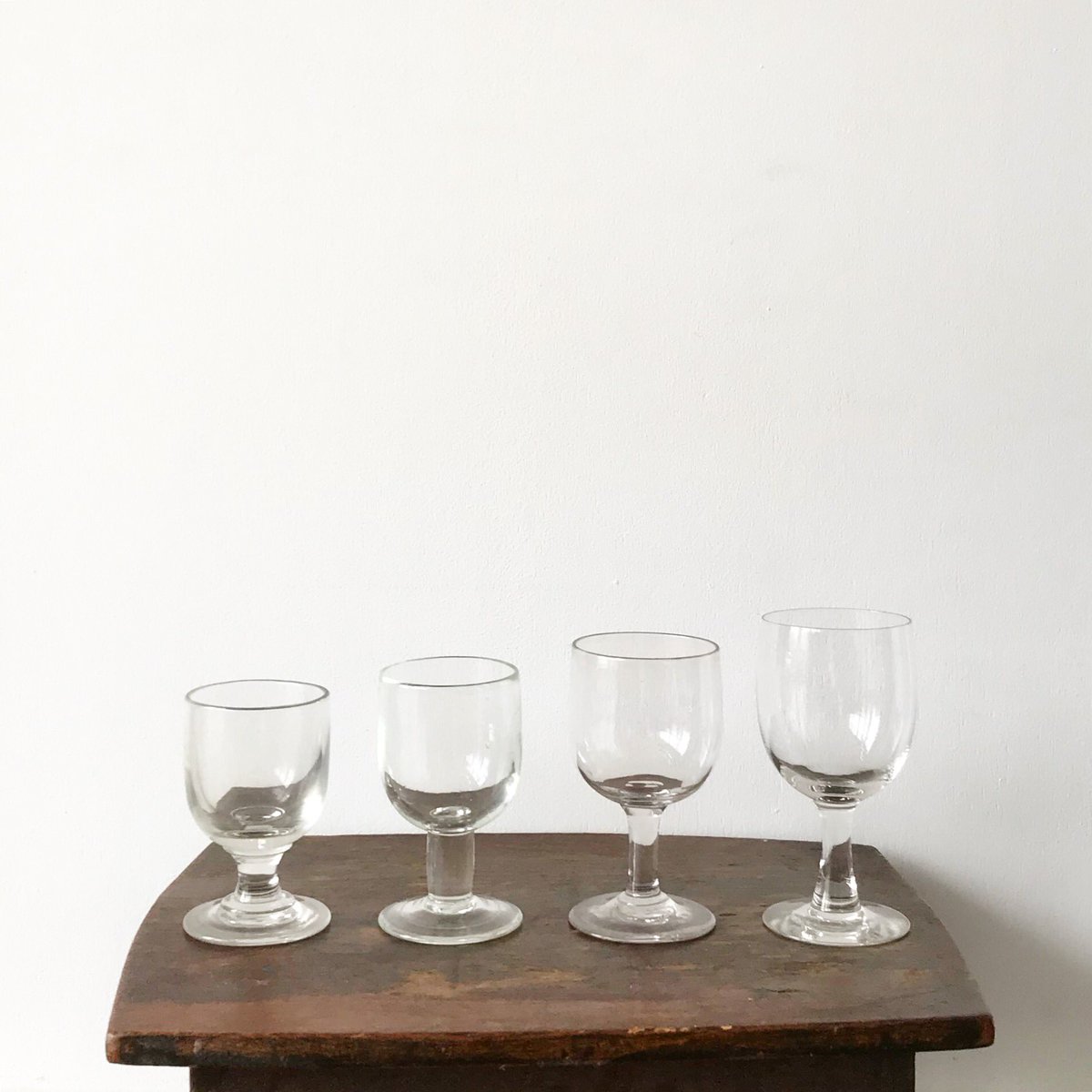 yotakakuda's tweet photo. From left England, Iran, France and Sweden. #stemglass #glassware #greed #mass https://t.co/BwB8Jp4Xiz