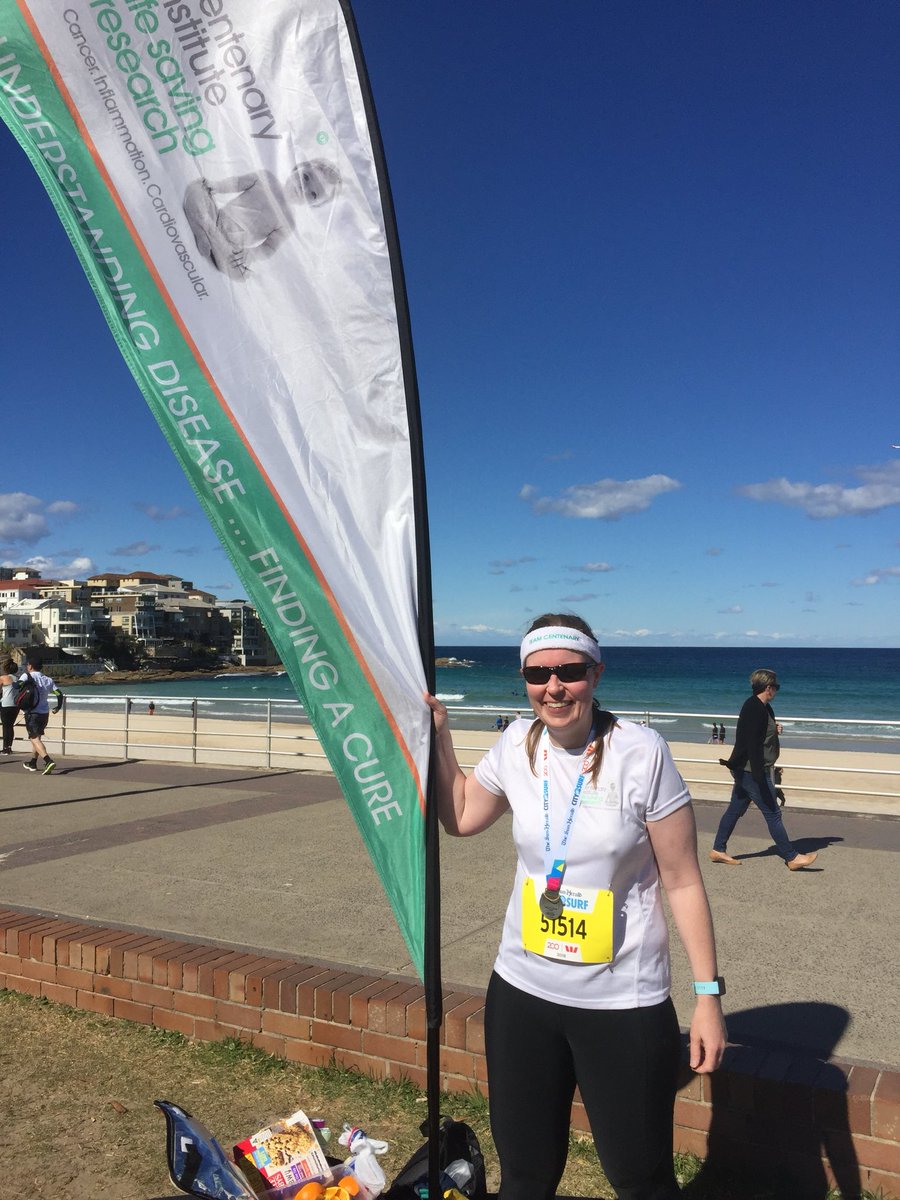 CentenaryInst's tweet photo. Our #TeamCentenary superstars! π thank you so much to all our runners for taking part in this morningβs #City2Surf to raise money for Centenaryβs vital life-saving research. You are AMAZING! πββοΈ ππ» https://t.co/nfseSvb948