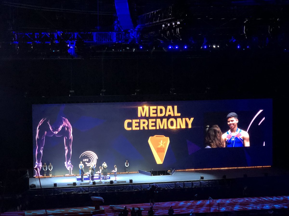 Jamie Lewis takes the Gold for his floor gymnastics routine <a href="/Glasgow2018/">Glasgow 2018</a> European Championships #TheMoment