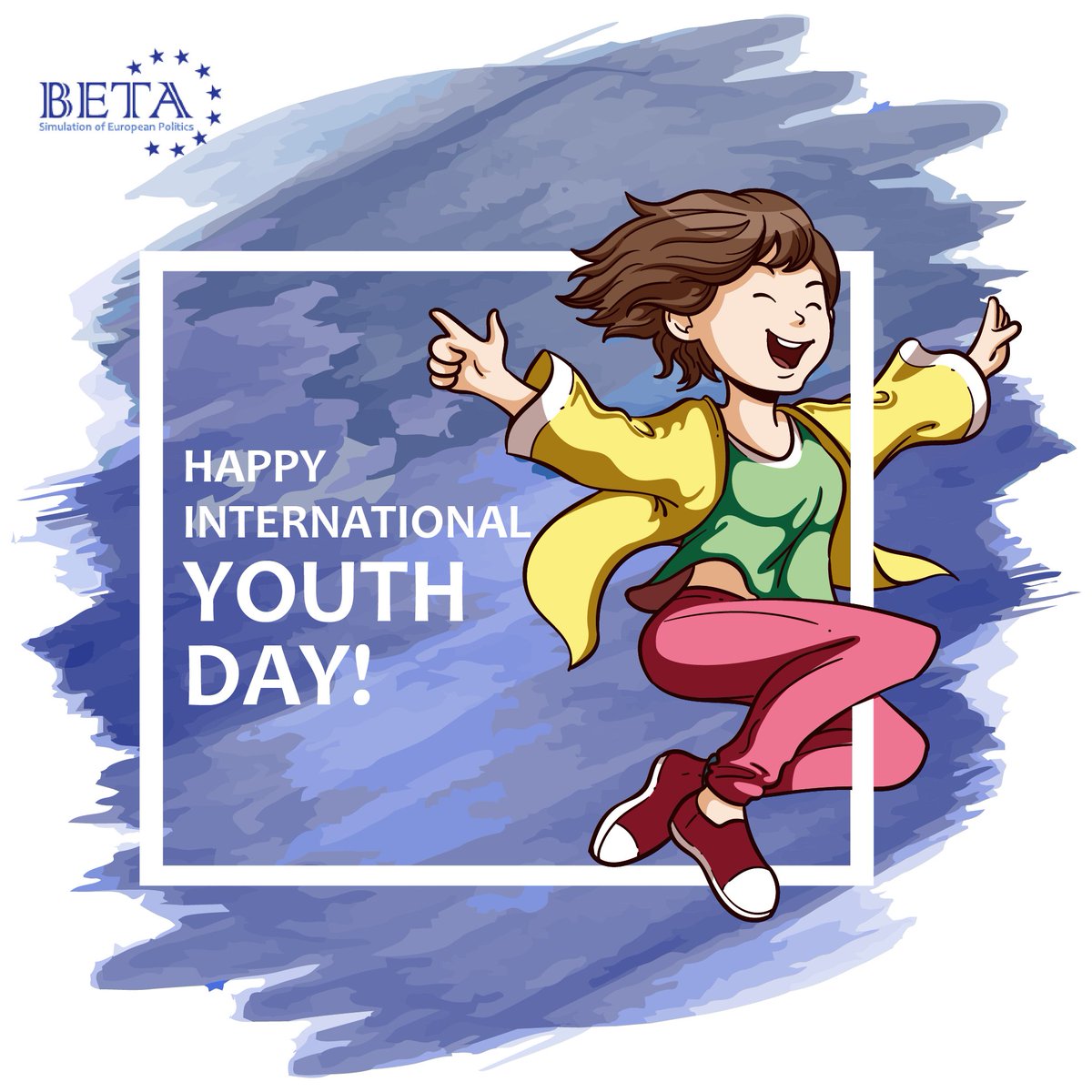 BETA_Europe's tweet image. Happy #InternationalYouthDay 🙂 Join us in our mission to empower young people to become more active citizens!

#BETAEurope #ModelEU #