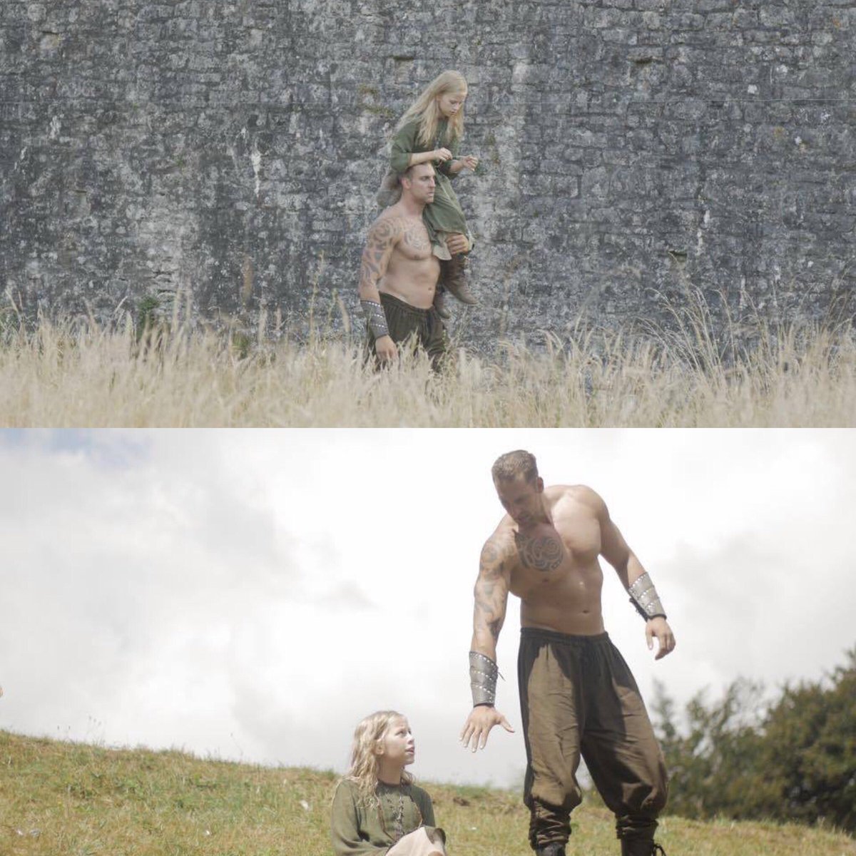 The young Abomination, Kayeight and her Giant Guardian, Shaawl. Side by side for centuries to come. 
Angel May Webb and Matthew Symmons
[Stills Credit Tara Williams] #vvsvmovie