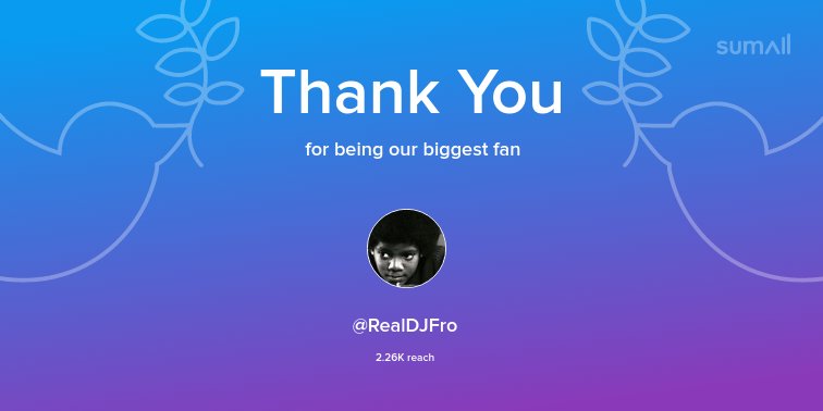 ghanaskull's tweet photo. Our biggest fans this week: @RealDJFro. Thank you! via https://t.co/kYUDWb0BYg https://t.co/oovWHUIpMy