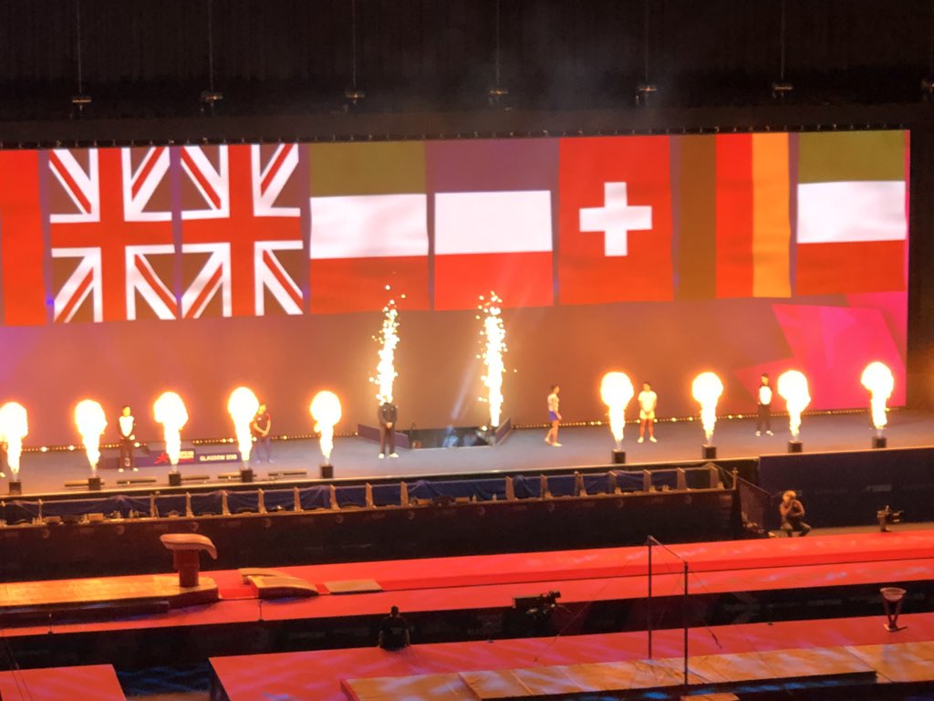 Today at the men’s European Championship Gymnastics final in Glasgow #TheMoment <a href="/Glasgow2018/">Glasgow 2018</a>