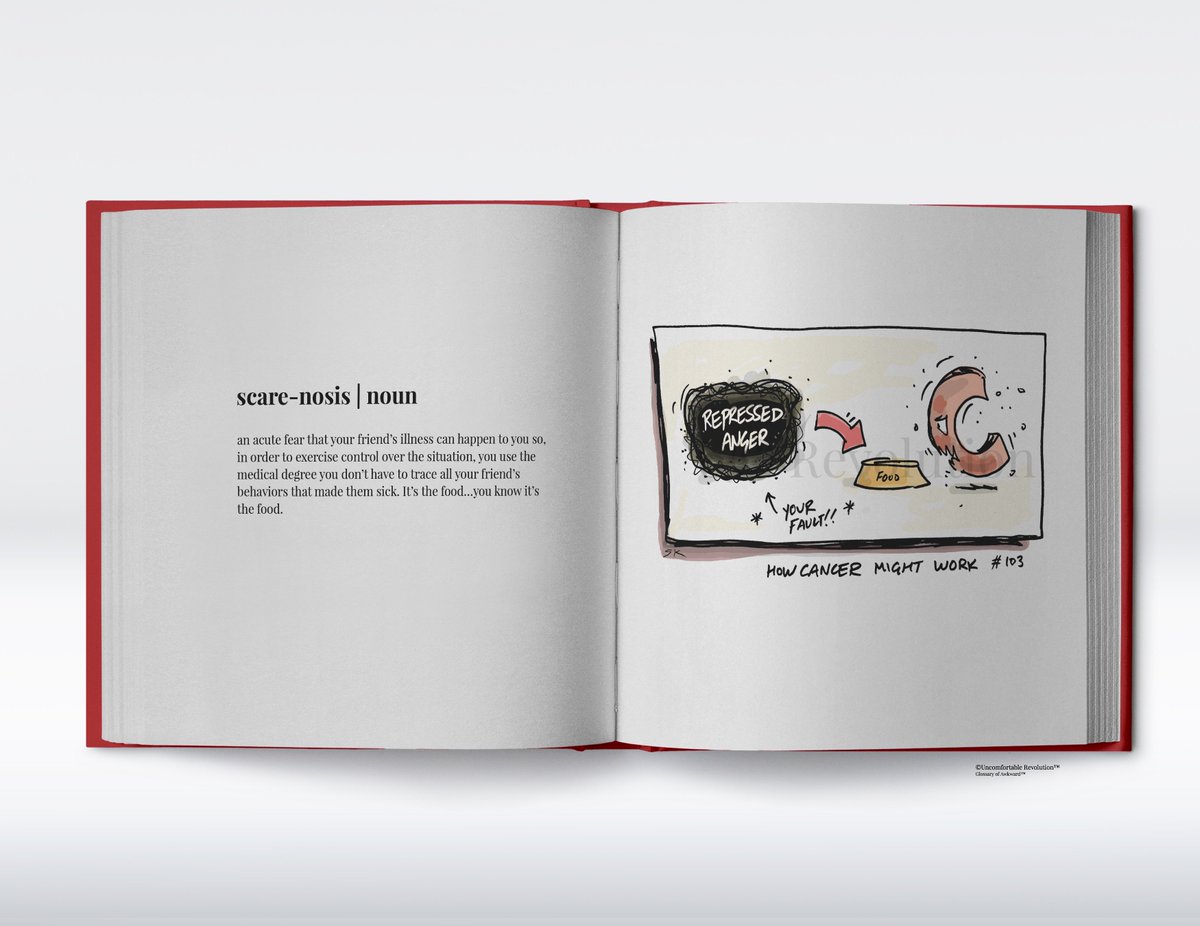 corinnelgray's tweet photo. 5 days left to help bring my humorous book of cartoons about #cancer to life!

74% funded

Order on @Kickstarter before 18 August 

https://t.co/diGsA12fyR … … #GlossaryOfAwkward #CancerHumour #GallowsHumor #Humour https://t.co/gHbPLeApek