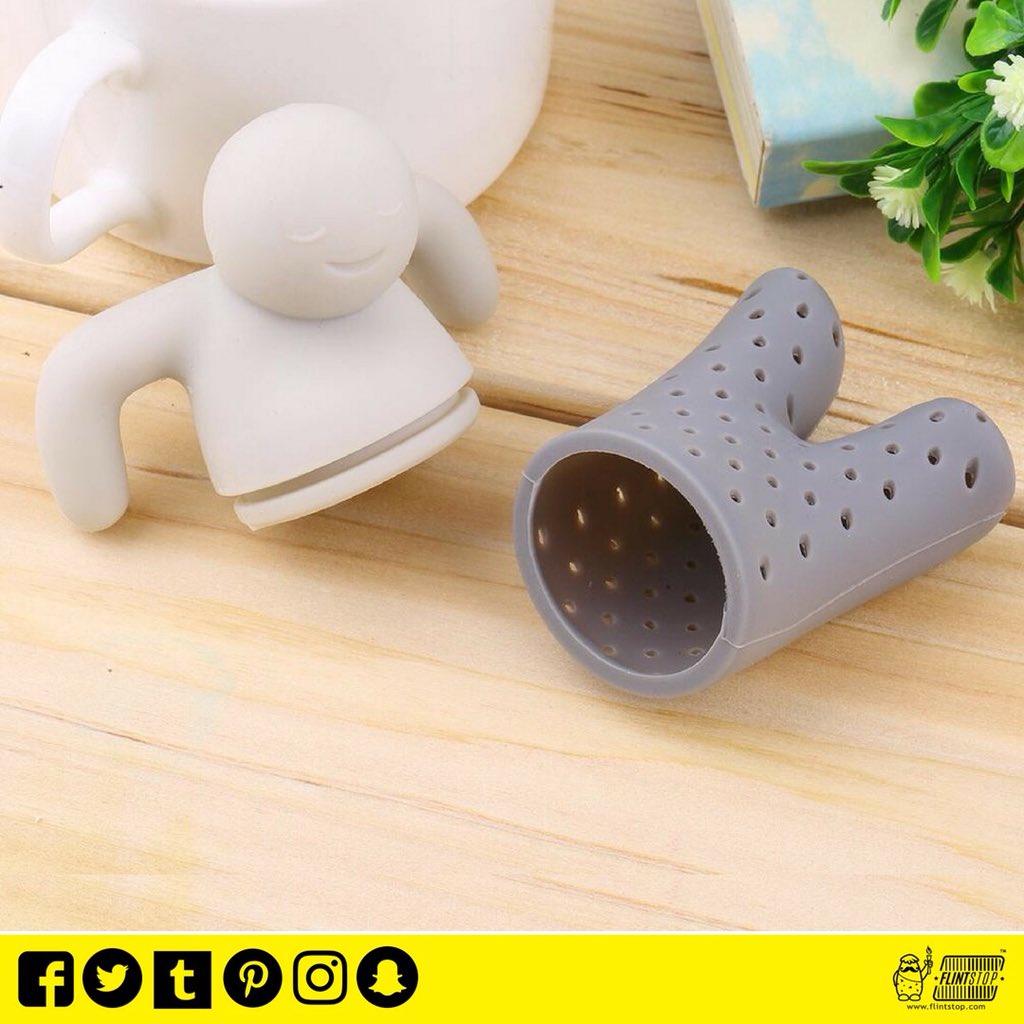 Flintstop's tweet photo. Say goodbye to the boring old school tea infusers
Check out this cool dude whom we call "The Little Man".
Just put your tea leaves in his pants and let him rest in your drink😍
Happy Sunday❤
#WeInnovate #WeMakeLifeEasy #Flintstop #TheLittleMan #TeaInfuser https://t.co/Z6vWC1emLF