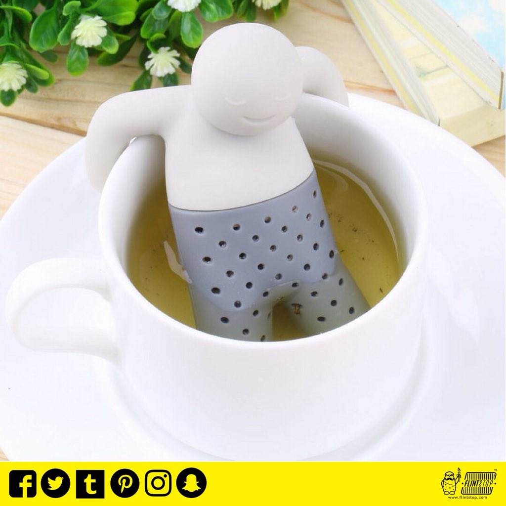 Flintstop's tweet photo. Say goodbye to the boring old school tea infusers
Check out this cool dude whom we call "The Little Man".
Just put your tea leaves in his pants and let him rest in your drink😍
Happy Sunday❤
#WeInnovate #WeMakeLifeEasy #Flintstop #TheLittleMan #TeaInfuser https://t.co/Z6vWC1emLF