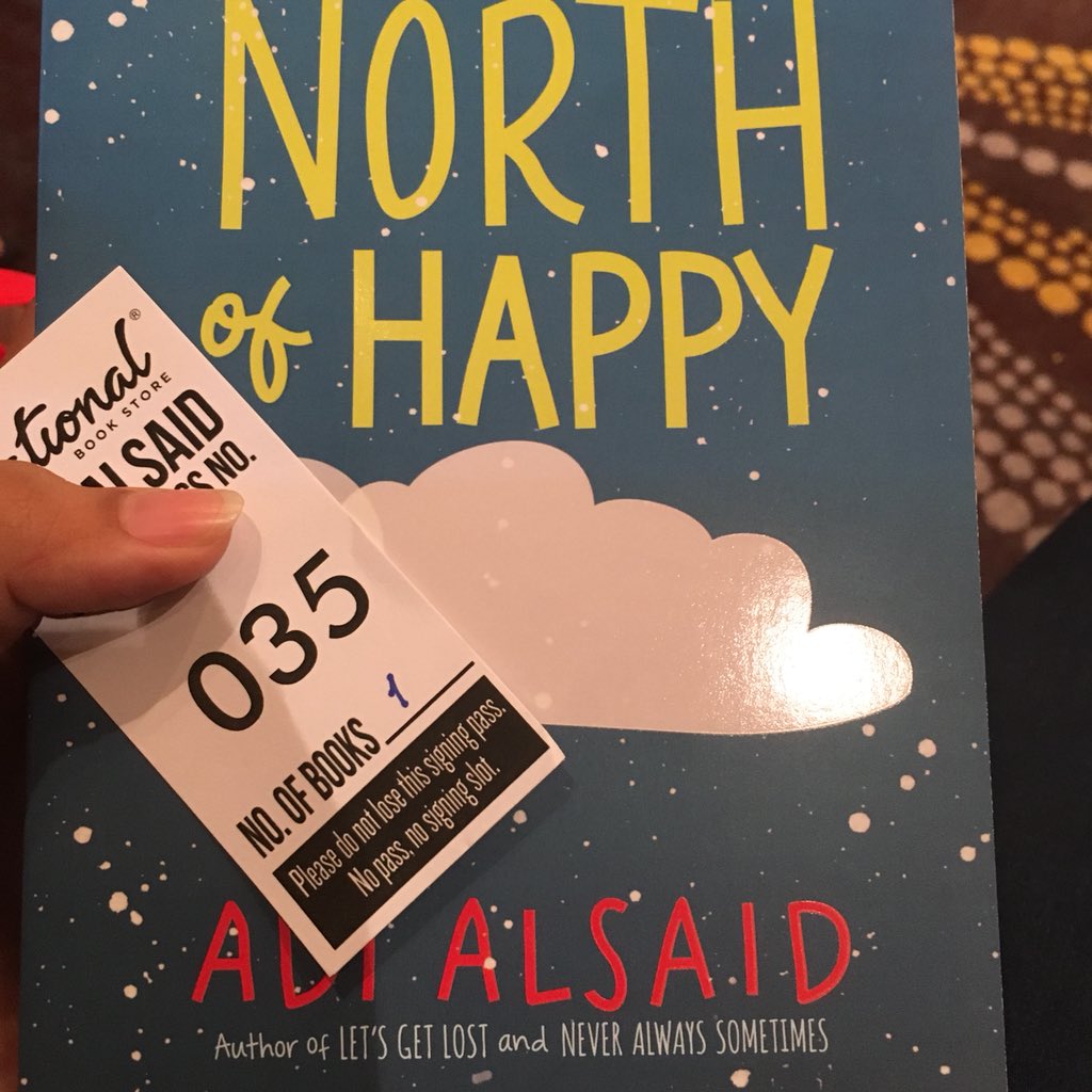 mightazerie's tweet photo. i’ve already had #letsgetlost signed but i’m also having #northofhappy signed bc @adialsaid’s just awesome!!! #adialsaidinph #pwrf2018 #goreadwrite2018 https://t.co/cvdVTxFsQW