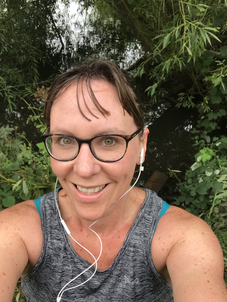 mrslaurawood's tweet photo. Happy running face #endorphins #cantbelieveidid2miles #riversideletsgo https://t.co/iUgqxakJFc