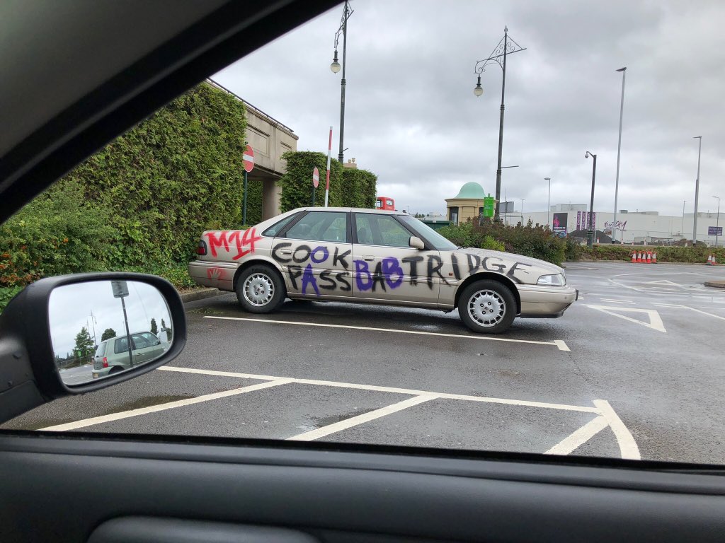 Trafford Centre car park.