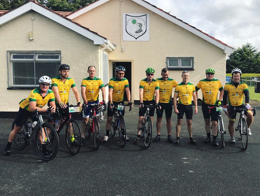 KickhamsCreggan's tweet photo. We’re all safely past the first stop. This years yellow #PTP18 tops are looking 👌 @AontroimGAA https://t.co/CnPd7PnlkS