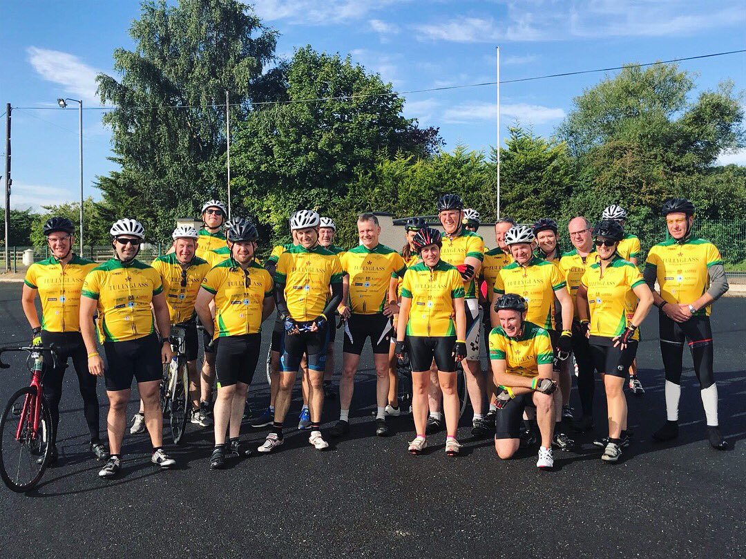 KickhamsCreggan's tweet photo. We’re all safely past the first stop. This years yellow #PTP18 tops are looking 👌 @AontroimGAA https://t.co/CnPd7PnlkS