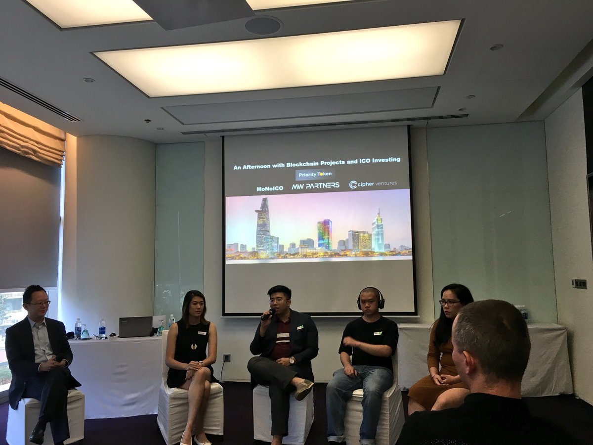 MWPartners_IO's tweet photo. Our co-founder, @maigoh91, speaking on a panel together with Cipher Ventures and @monoico_com at an event hosted in #Vietnam. #blockchain #cryptocurrency #mwpartners https://t.co/yFySldf9cH