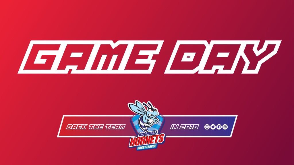 RochdaleHornets's tweet photo. π | Itβs a trip to Cumbria today as we kick off our @Betfred Championship Shield campaign.
π @BarrowRaiders
π Craven Park
π 3.00pm
#BackTheTeamIn2018 https://t.co/dtsG351vhH
