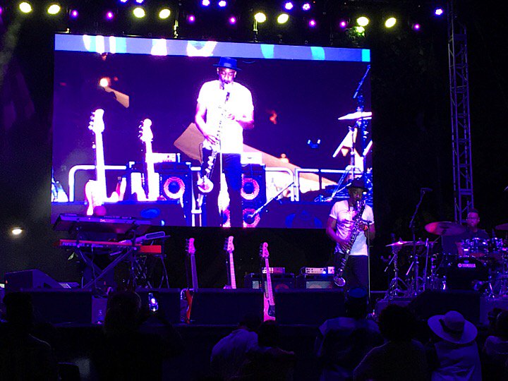 QuietStorm_79's tweet photo. one of the finest living American born #artist #MarcusMiller @marcusmiller959 
synthesized #jazz #funk #soul #rock #hiphop #bebop #milesdavis #slystone #davidsanborn #acidjazz 
to close the 2nd night of 2018 #lbjazz Festival #LBJazzFest #wtf #fordad https://t.co/pwpXWOqJnG