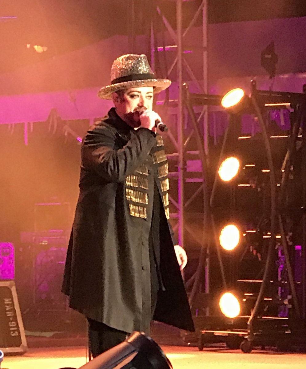 ThadTrousdale's tweet photo. I’ve always been a fan of Culture Club. After seeing them in concert for the first time tonight, however, I have a totally new appreciation for their talent and @BoyGeorge as a singer &amp; entertainer! Fantastic! https://t.co/vaiF1yxfU4