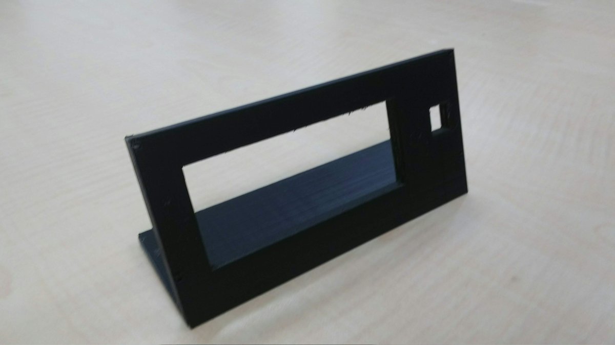 konica_tokyo's tweet photo. Alunar M508のパネル完成。スピード落として9時間。海外CADサイトにアップしておくが……これは需要がないだろうな。一応ネジなしでハマる仕様にしてある(´・ω・) #Alunar M508 https://t.co/kLYf767Df2