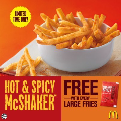 umarhariz's tweet photo. Petition of Mcdonalds Malaysia to start bringing back Mcshaker fries. https://t.co/hQGF6NBU0x