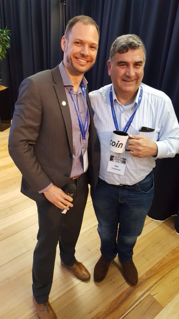 BlockConscious's tweet photo. Joe knew that BIP39 has 2048 words and got himself a bitcoin mug. Thanks @CoinstorageGuru
#BLOCKConscious #betheinteruption #blockconscioussummit https://t.co/EfiqT1h2r3