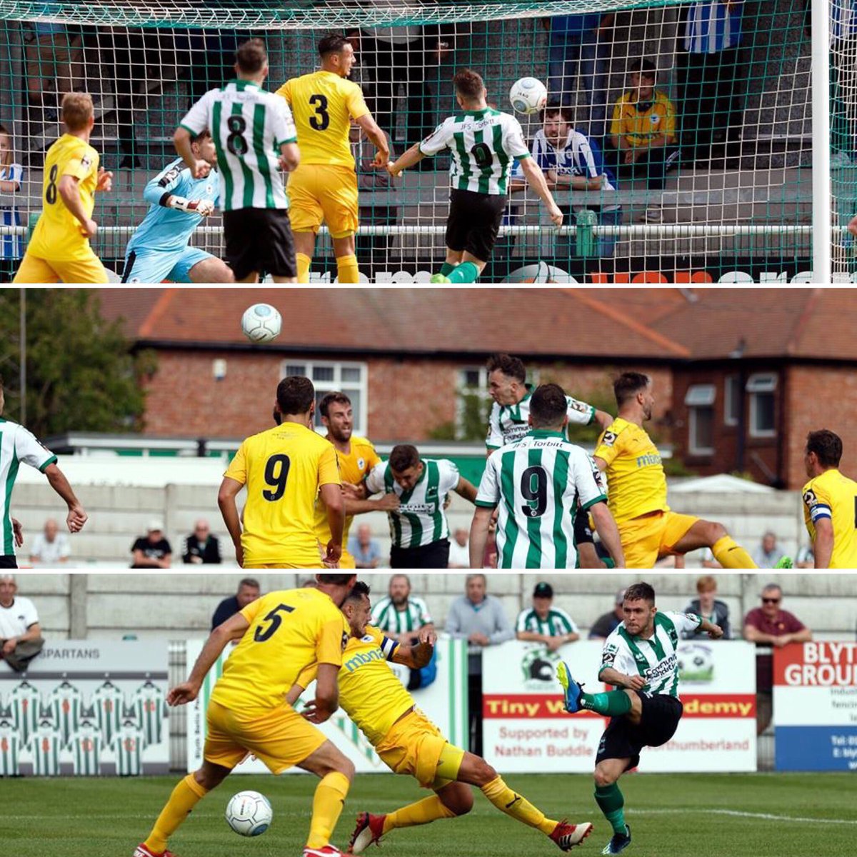 BlythSpirit66's tweet photo. @Blyth_Spartans Sunday stat: Yesterday’s stunning 8-1 demolition of @ChesterFC was first time in 25 years 8 goals were scored in a league game. Last did it 9/2/93 beating Eppleton CW 8-3 in Northern League. 13th time since WWII that 8 or more goals scored in a league game. #stats https://t.co/vqQ8WmZWMO