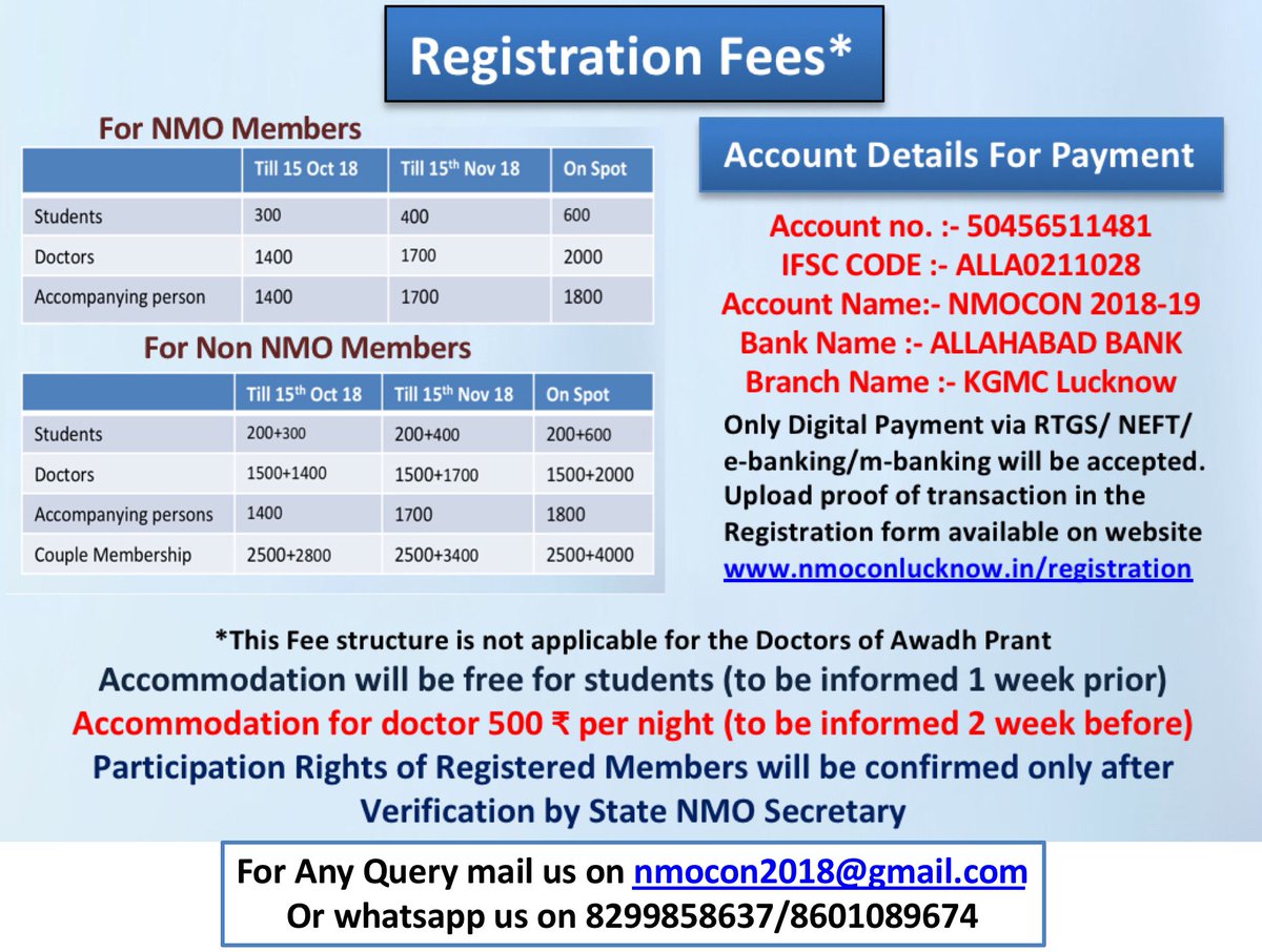 Registration for NMOCON is live now, Please Register to Participate