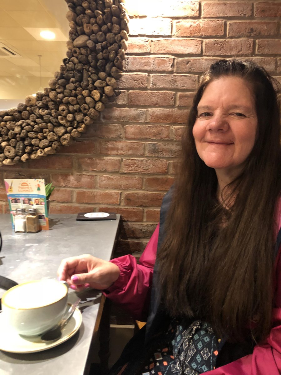 AmberSupport's tweet photo. One of Maureen's favourite afternoons is spent looking at flowers followed by a good cup of #Coffee #CoffeeLover ! #socialcare #positivity @WebbsGC #learningdiAbility https://t.co/DCkY2wRYhc