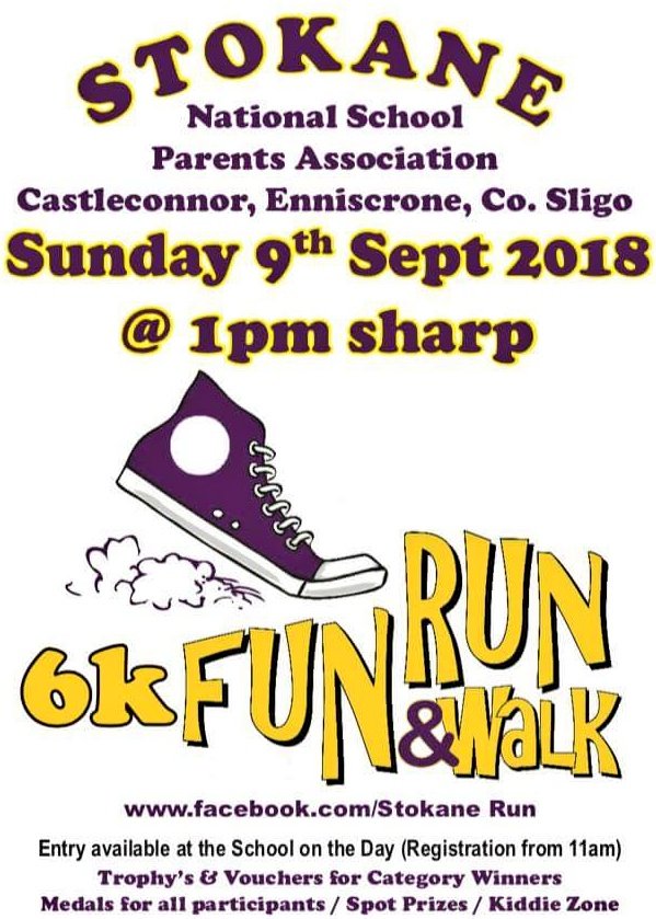 Stokane 6k Sunday September 9th at 1pm