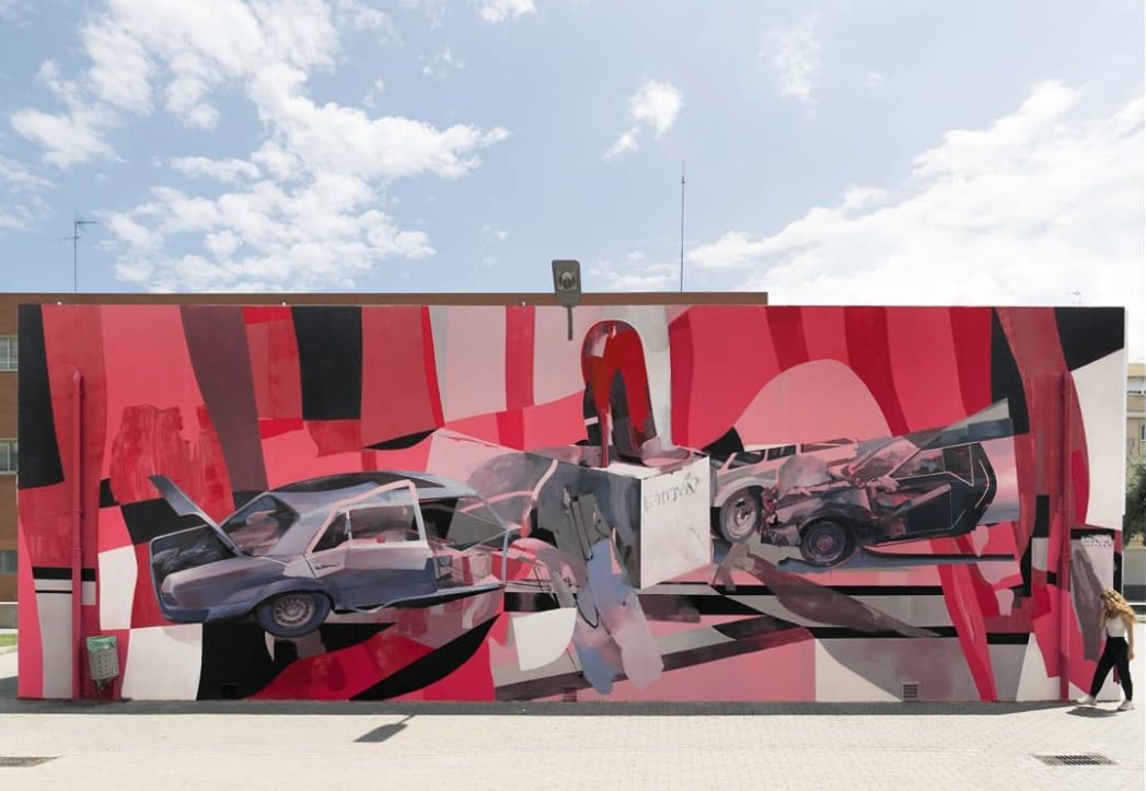 Vicente_TF's tweet photo. Mario Mankey mural at El Puerto de Sagunto, Spain. #mariomankey #contemporaryart #urbanart #art #mural https://t.co/EFORI31hes