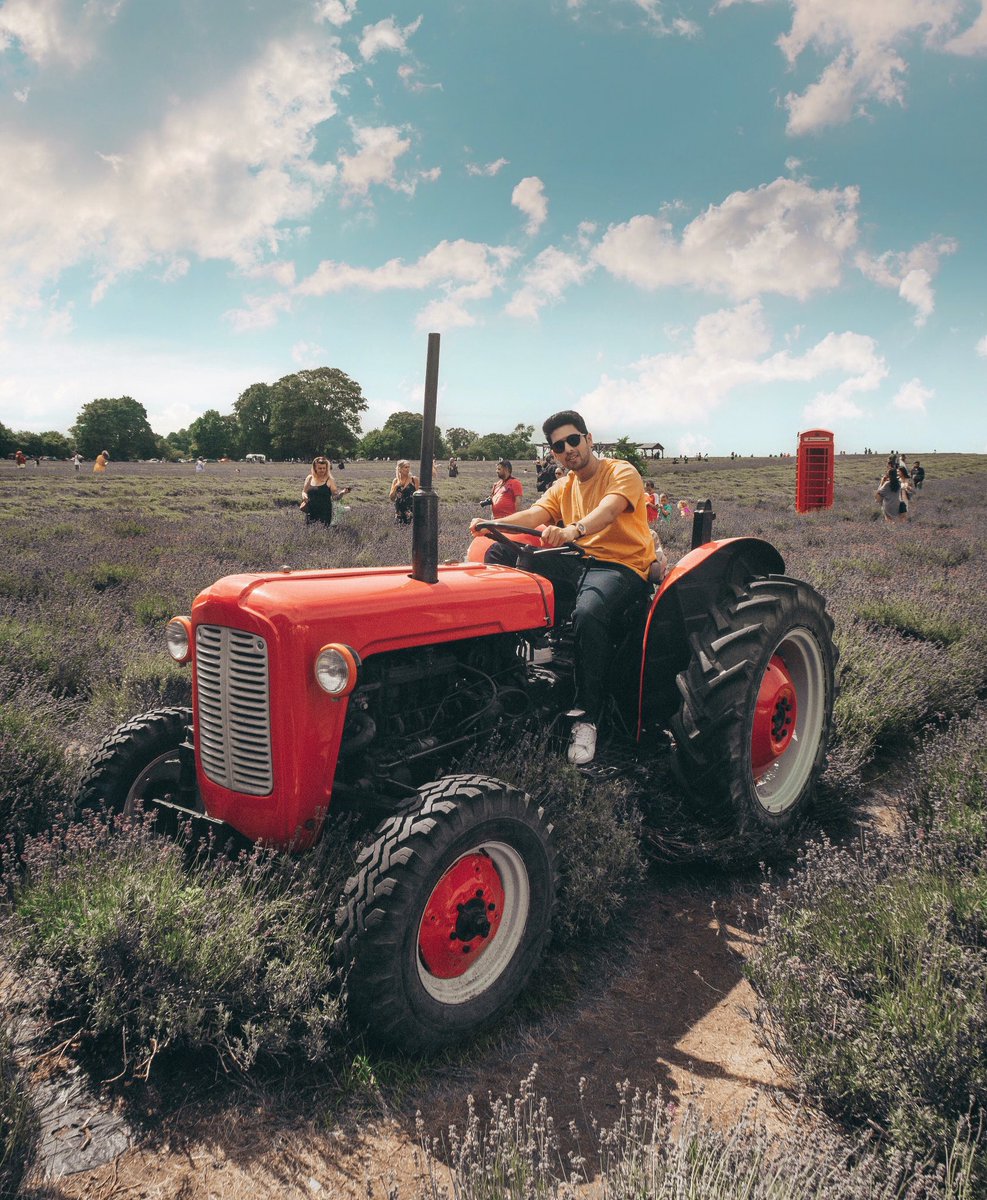 ArmaanMalik22's tweet photo. After a Ferrari, and a cycle it’s now time for a tractor 😋🌾 

#WeekendVibes https://t.co/YGTTzOSxvL