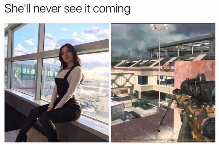 MariosMafia's tweet photo. this chick about to get 1080 jitter fayde, back drop noscope wall "banged" https://t.co/dVAy0pSYMT