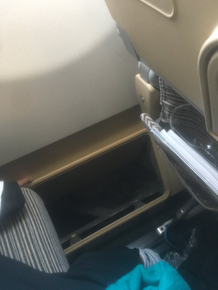 divinaviv's tweet photo. @EthiadAirways Dear Etihad Airways, I flew recently on your flight (EY 474 from Abu Dhabi to Jakarta on August 2nd). I was in seat 20 A and during the flight under the window some part of the airplane collapsed and I found a hole next to my feet. I reported the fact to the crew . https://t.co/G2kkUU4uP8