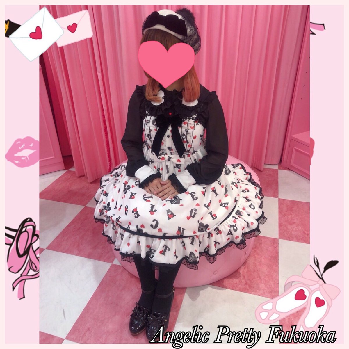 のダメージ Angelic Pretty Letter Dollジャンパースカート 赤 GAmtD