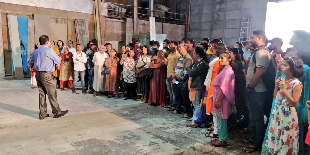 FTIIOfficial's tweet photo. #FTII staff taking the visitors through the campus. Our next batch starts at 2 pm. #FTIIOpenDay #Pune #Film #OpenDay https://t.co/3gF77V3sOx
