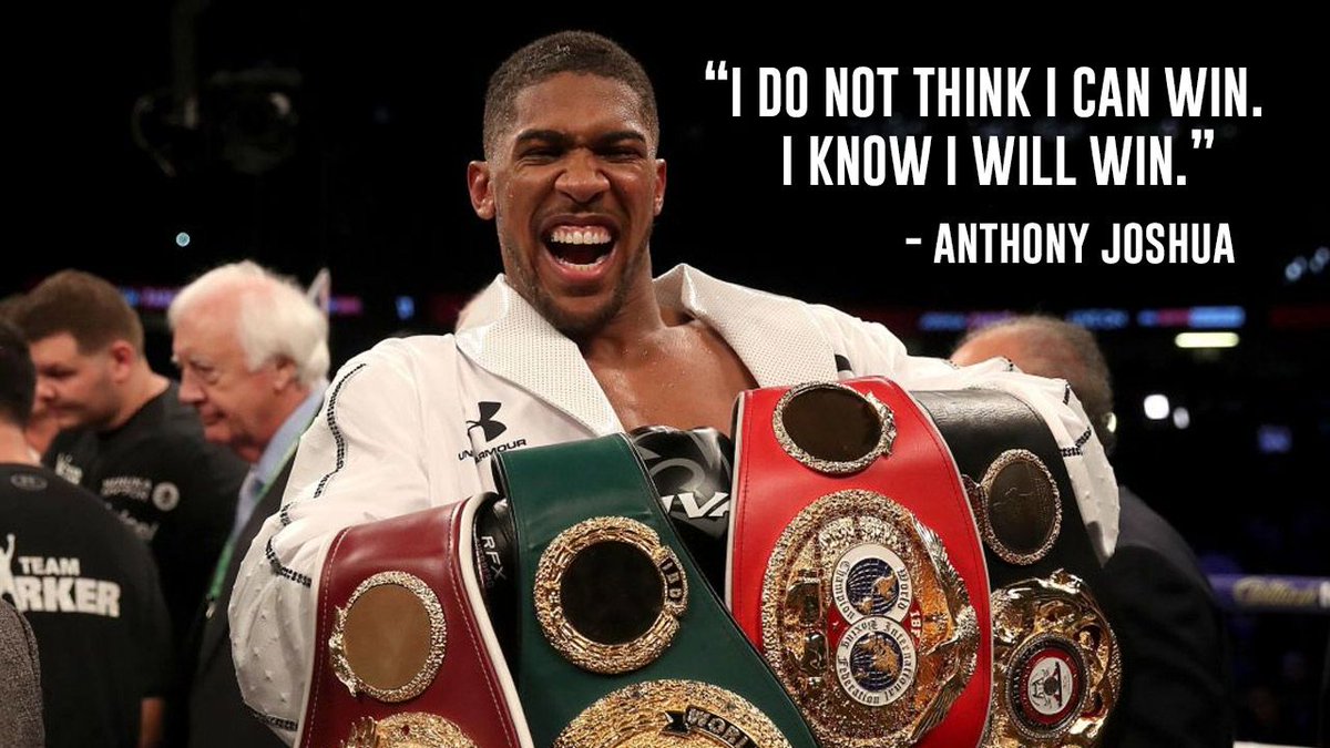 Quote of the day @anthonyfjoshua 
#QOTD #RiseOfTheUnderdogs #FuelYourPower