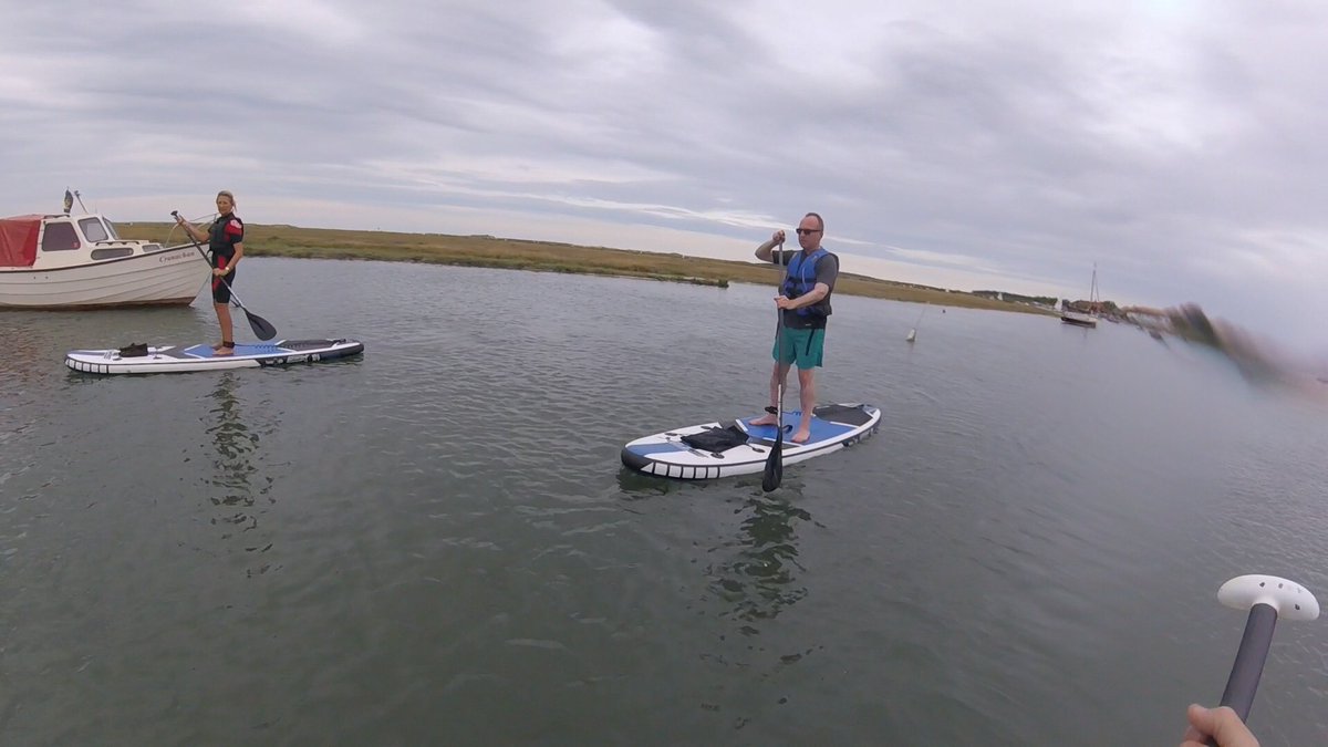 Last nights Salt Marsh Tour here in Burnham Overy Staithe finished off with a race around one of those new amphibious vehicles! #springtides #eveningsup #NorthNorfolkCoast